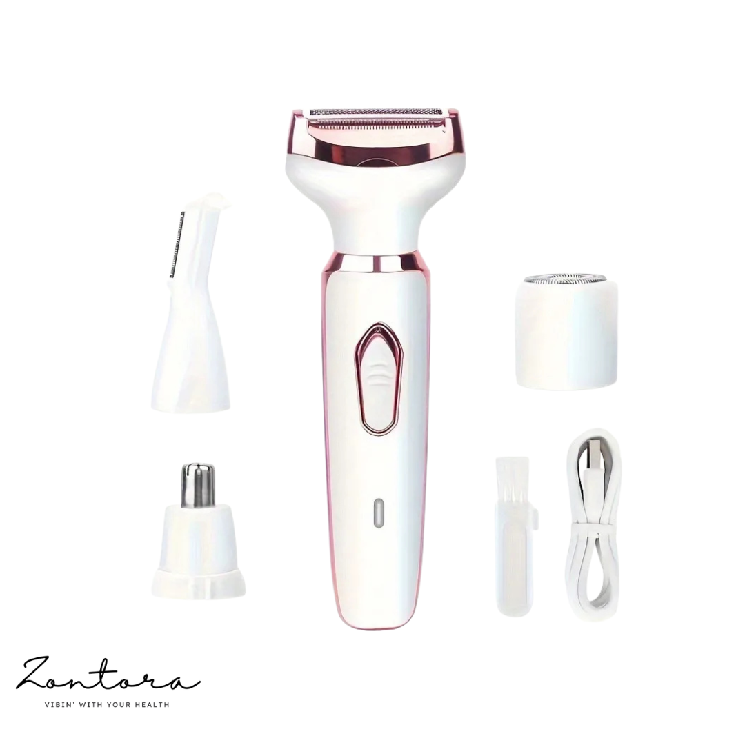 SilkaFlex™ – 4-in-1 Oplaadbare Ladyshaver & Epilator Set