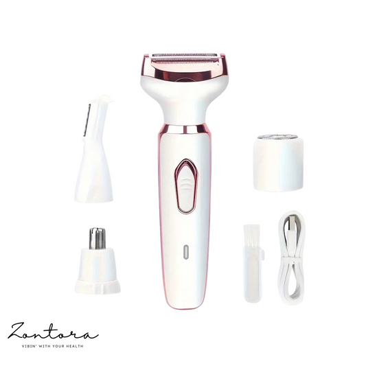 SilkaFlex™ – 4-in-1 Oplaadbare Ladyshaver & Epilator Set