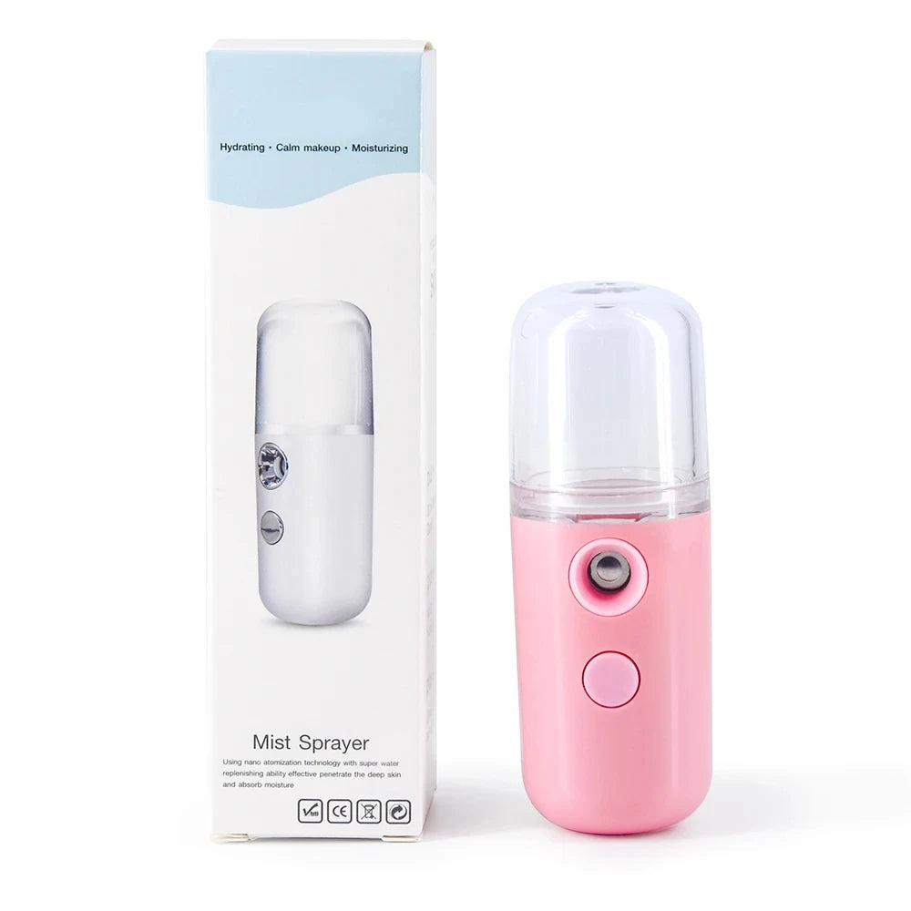 HydraMist™ – Draagbare Nano Gezichtssproeier (30ml) Directe hydratatie, waar je ook bent