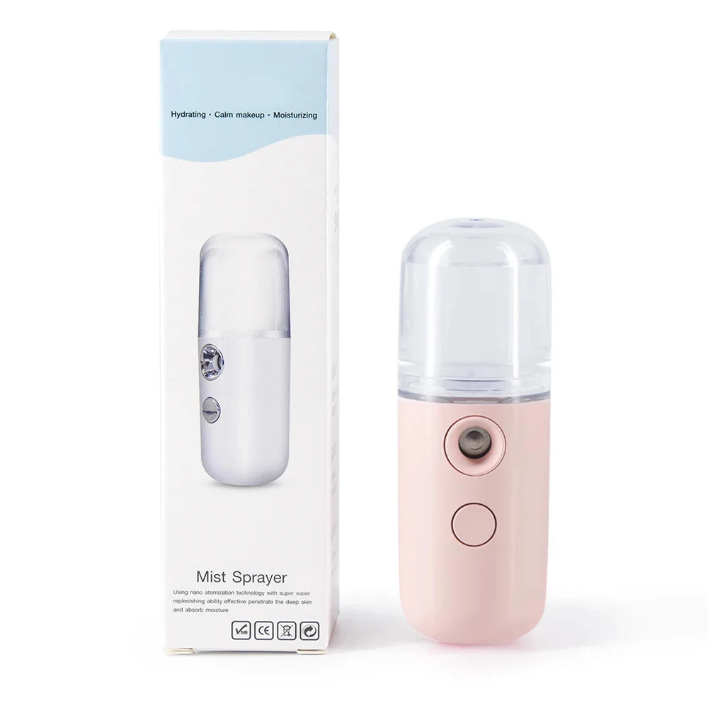 HydraMist™ – Draagbare Nano Gezichtssproeier (30ml) Directe hydratatie, waar je ook bent