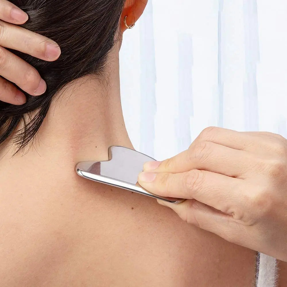 VitaSteel™ – Premium RVS Gua Sha Massagetool