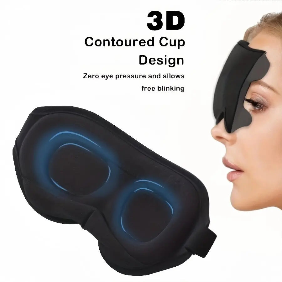 SomnaForm™ – 3D Ergonomisch Oogmasker voor Ultieme Nachtrust