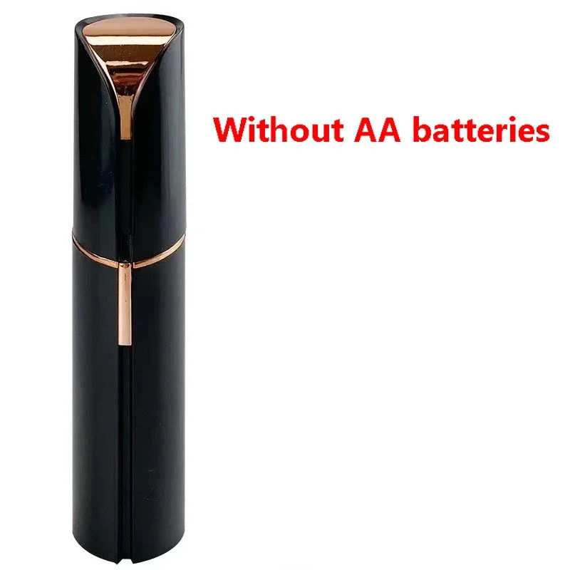 Veloura™ – Pijnloze Gezichtshaarscheerder in Lipstickdesign (USB Oplaadbaar)