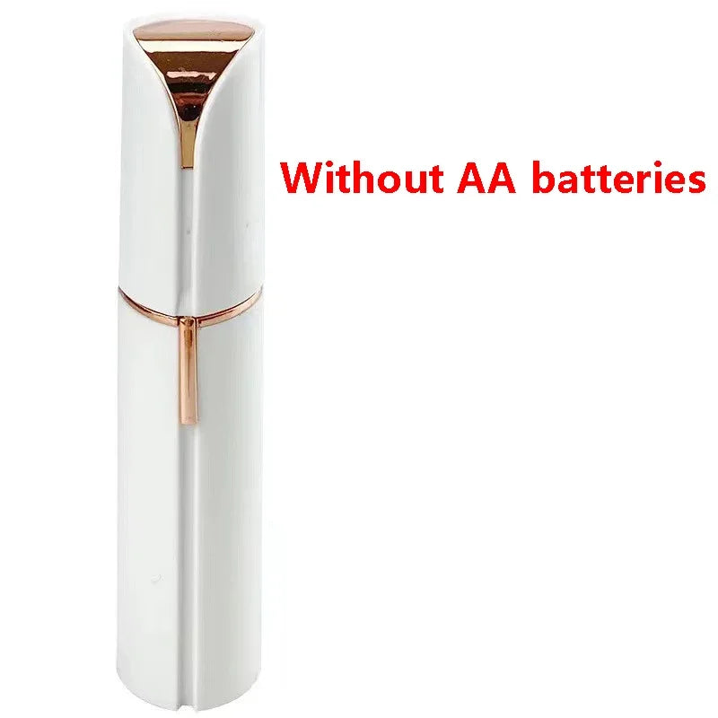 Veloura™ – Pijnloze Gezichtshaarscheerder in Lipstickdesign (USB Oplaadbaar)