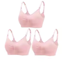 MamáLuxe™ – 3-Delige Naadloze Voedingsbeha Set