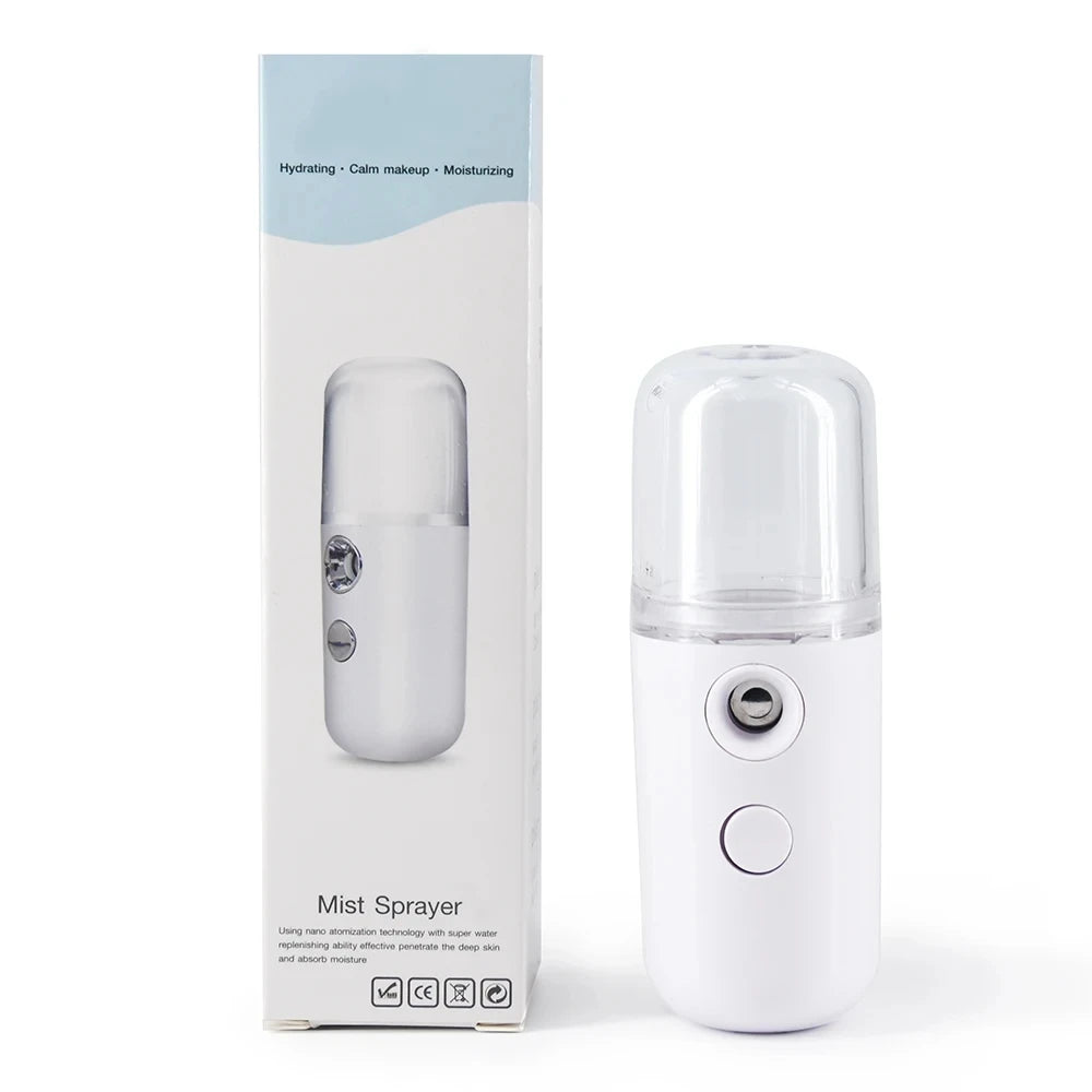 HydraMist™ – Draagbare Nano Gezichtssproeier (30ml) Directe hydratatie, waar je ook bent