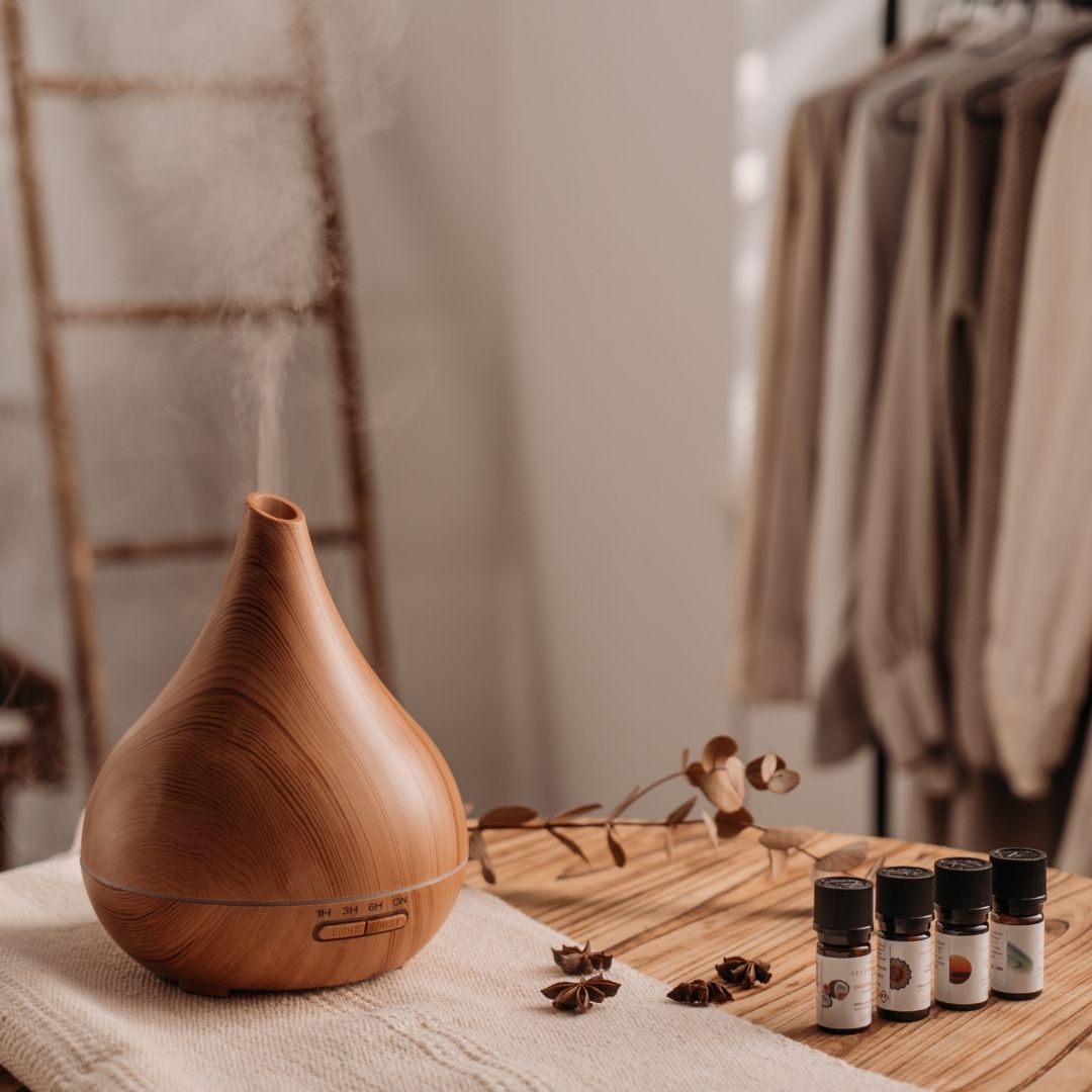 AuréaMist™ – Ultrasone Aroma Diffuser voor Geur & Ontspanning
