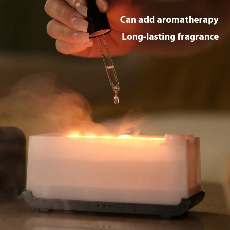 Flame Aroma Diffuser™ – Flame Effect Aroma Diffuser met USB, Timer & Mist Spray