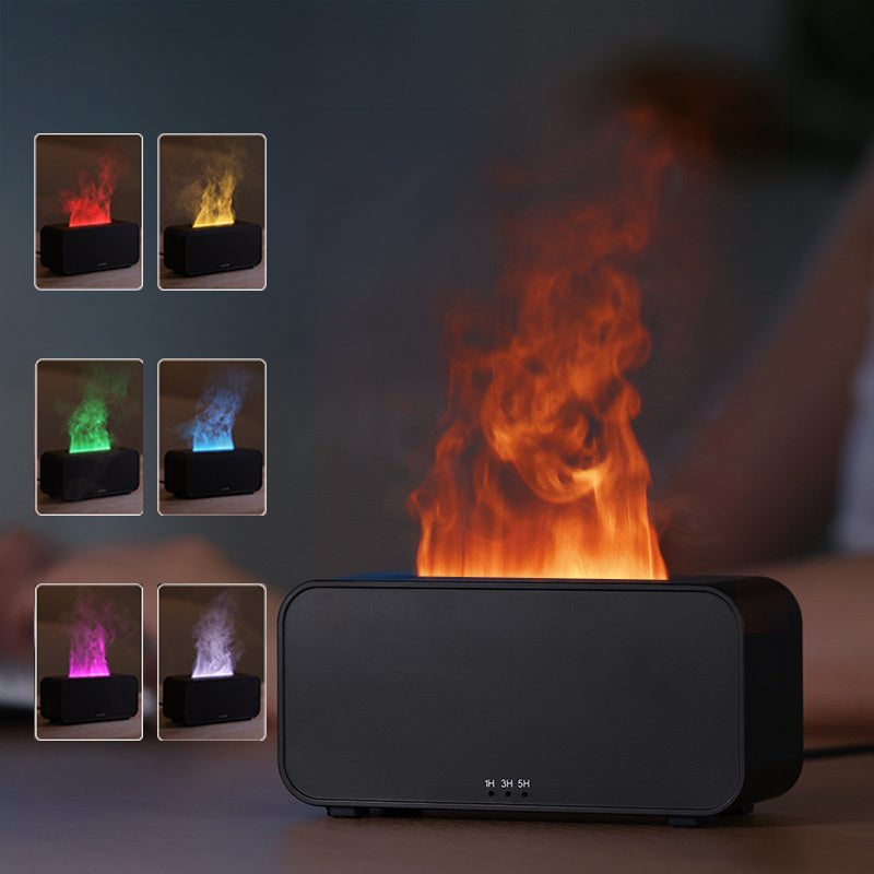 Flame Aroma Diffuser™ – Flame Effect Aroma Diffuser met USB, Timer & Mist Spray