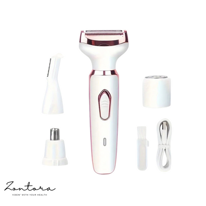 SilkaFlex™ – 4-in-1 Oplaadbare Ladyshaver & Epilator Set
