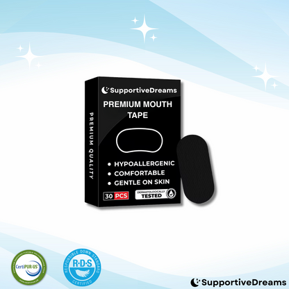Supportive Dreams™ – Premium Mouth Tape voor Neusademhaling & Diepe Slaap