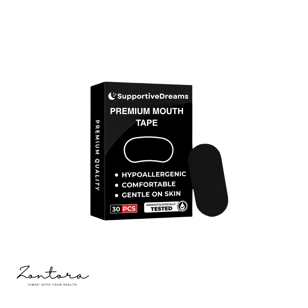 Supportive Dreams™ – Premium Mouth Tape voor Neusademhaling & Diepe Slaap