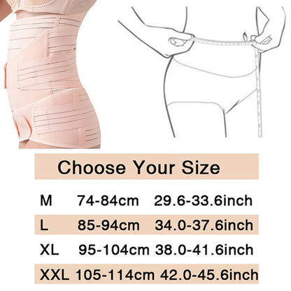 RevivaForm™ – 3-in-1 Postpartum Herstelbandage Set