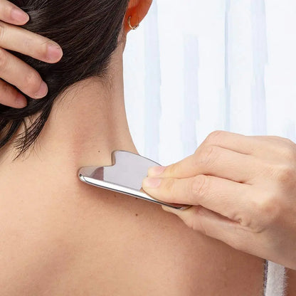VitaSteel™ – Premium RVS Gua Sha Massagetool