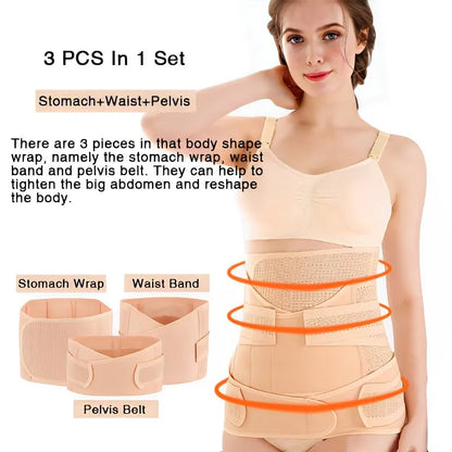 RevivaForm™ – 3-in-1 Postpartum Herstelbandage Set