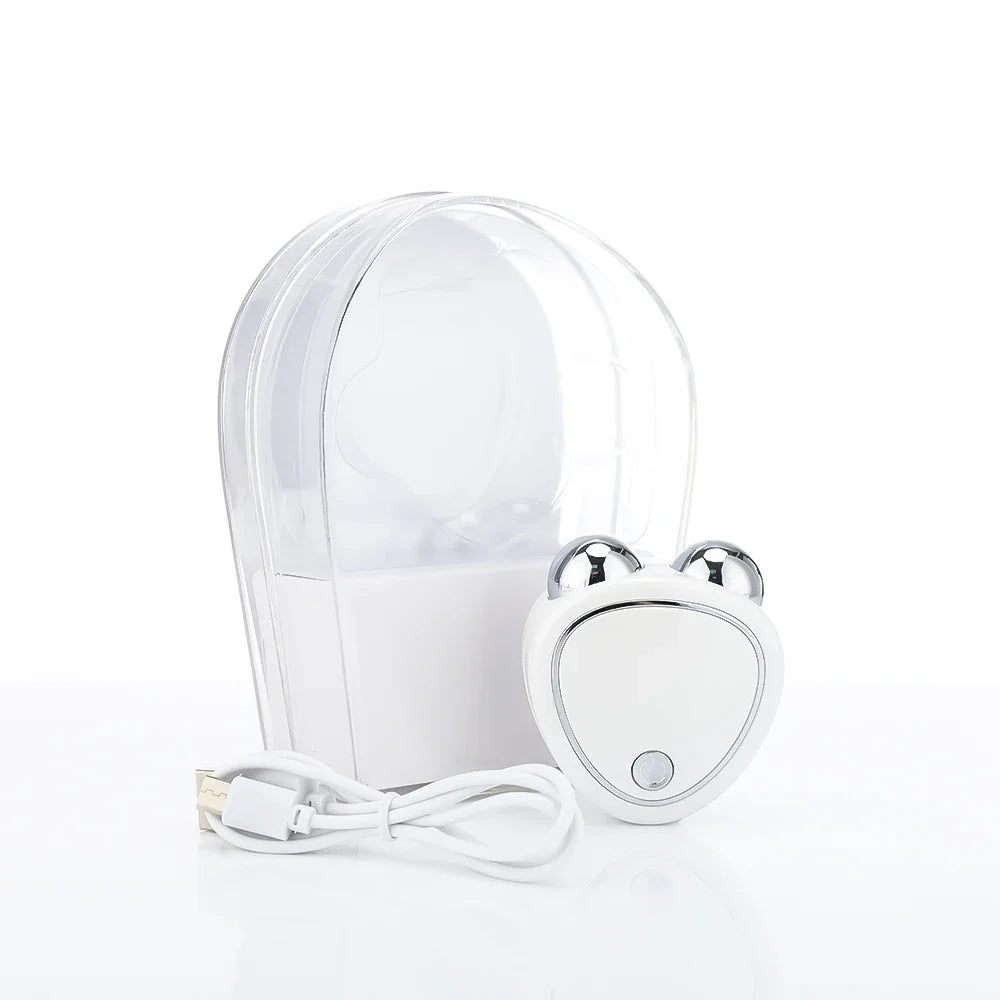 VélaLift™ – Draagbare EMS Gezichtsmassager met Microstroom & Vibratie